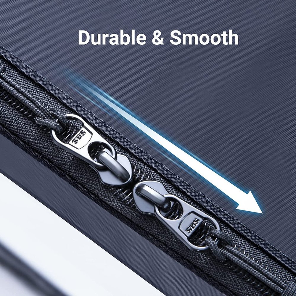 New  6 Set Packing Cubes, Travel Luggage Organizers with Laundry Bag & Shoe Bag - Picture 4 of 14